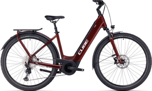Cube Touring Hybrid EXC 625Wh Cuadro Abierto red´n´white