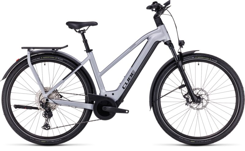 Cube Kathmandu Hybrid SLX 750Wh Cuadro SemiAbierto polarsilver´n´black