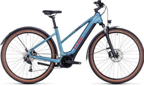 Cube Nuride Hybrid Performance 625Wh Allroad Cuadro SemiAbierto metalblue´n´red