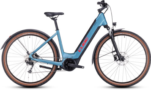 Cube Nuride Hybrid Performance 625Wh Allroad Cuadro Abierto metalblue´n´red