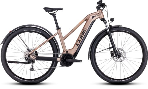 Cube Reaction Hybrid Performance 500Wh Allroad Cuadro SemiAbierto metallicbrown´n´orange