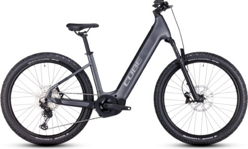Cube Reaction Hybrid RACE 750Wh Cuadro Abierto grey´n´metal