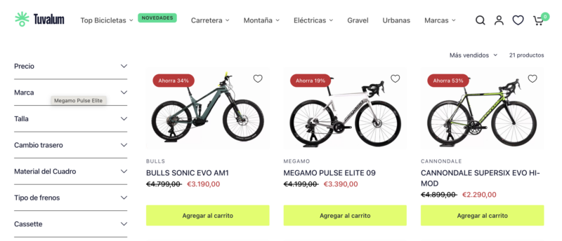 Vender o Comprar bicicleta eléctrica con Tuvalum