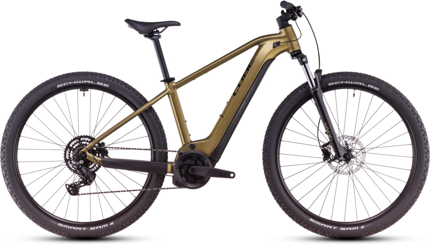 Cube Reaction Hybrid Performance 500 goldenlime´n´black – Barra alta