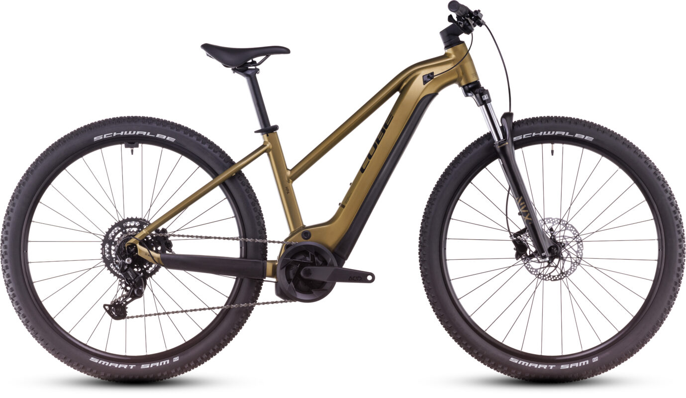 Cube Reaction Hybrid Performance 500 goldenlime´n´black – Cuadro semiabierto