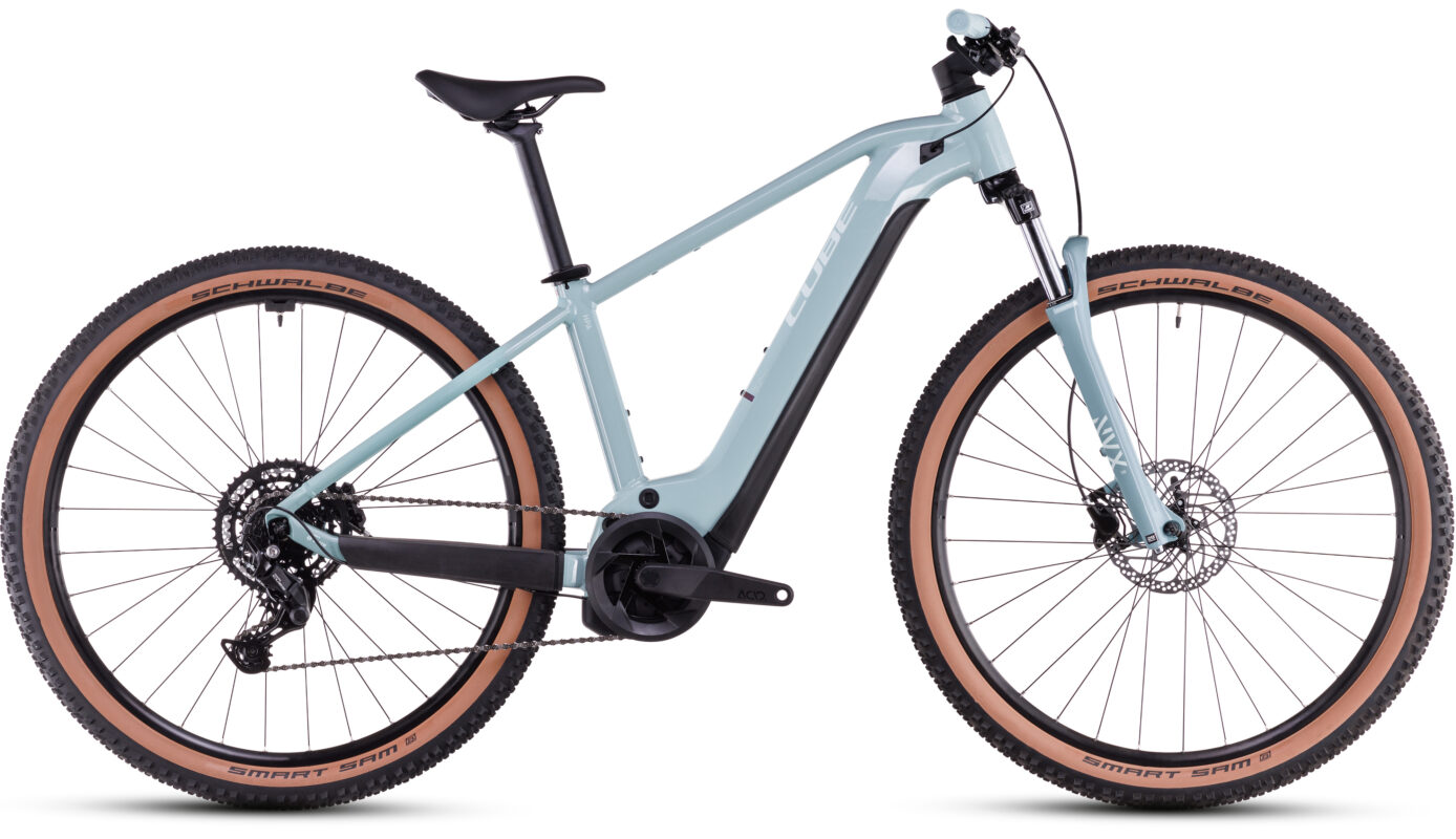 Cube Reaction Hybrid Performance 625 skylightblue´n´white – Barra alta