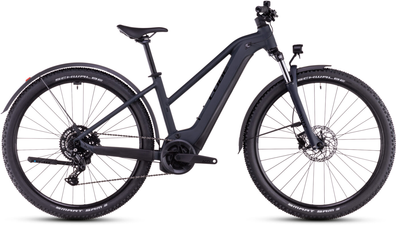 Cube Reaction Hybrid Performance 500 Allroad night´n´black – Cuadro semiabierto