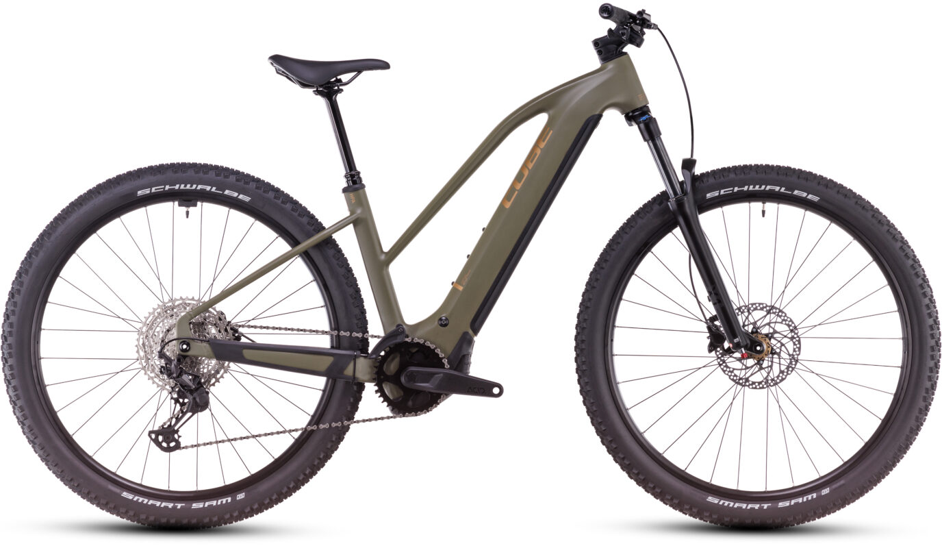 Cube Reaction Hybrid Pro 600 dustyolive´n´gold – Cuadro semiabierto