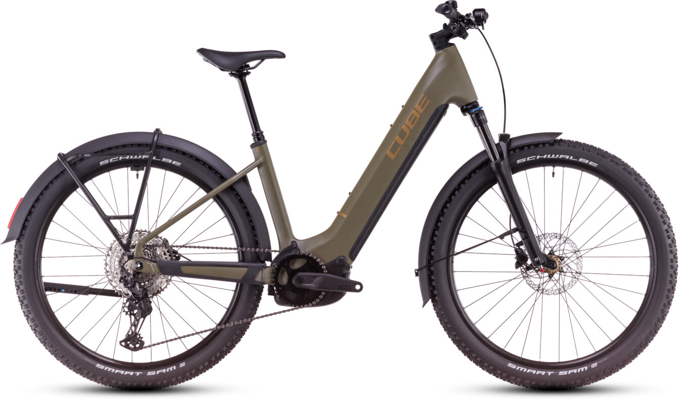 Cube Reaction Hybrid Pro 800 Allroad dustyolive´n´gold – Cuadro abierto