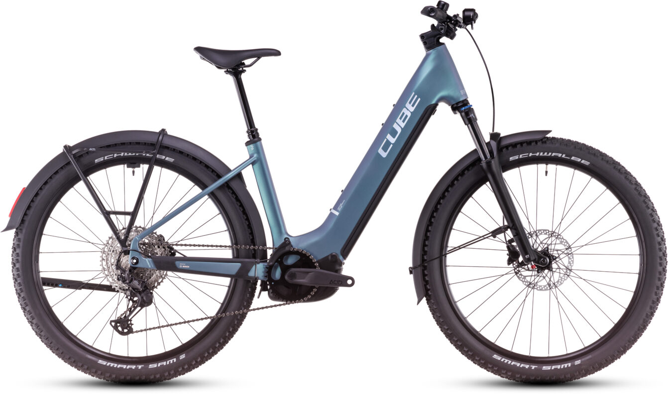 Cube Reaction Hybrid Pro 800 Allroad smaragdgrey´n´prism – Cuadro abierto