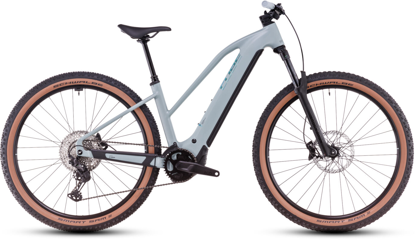 Cube Reaction Hybrid Race 800 desertgreen´n´prism – Cuadro semiabierto