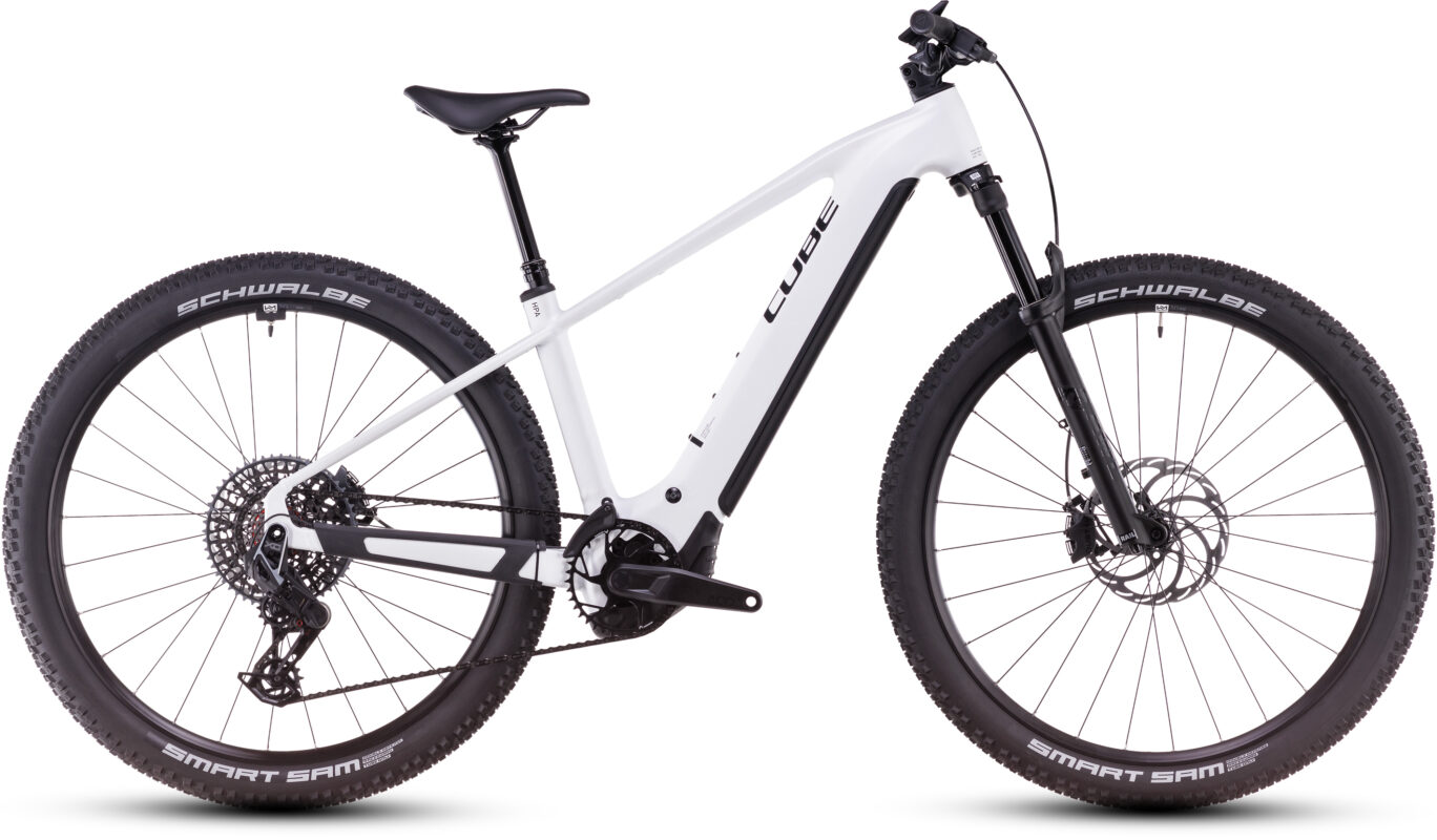 Cube Reaction Hybrid SLT 800 metallicwhite´n´black – Barra alta