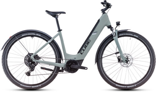 Cube Nuride Hybrid Performance 500 Allroad swampgrey´n´black - Cuadro abierto