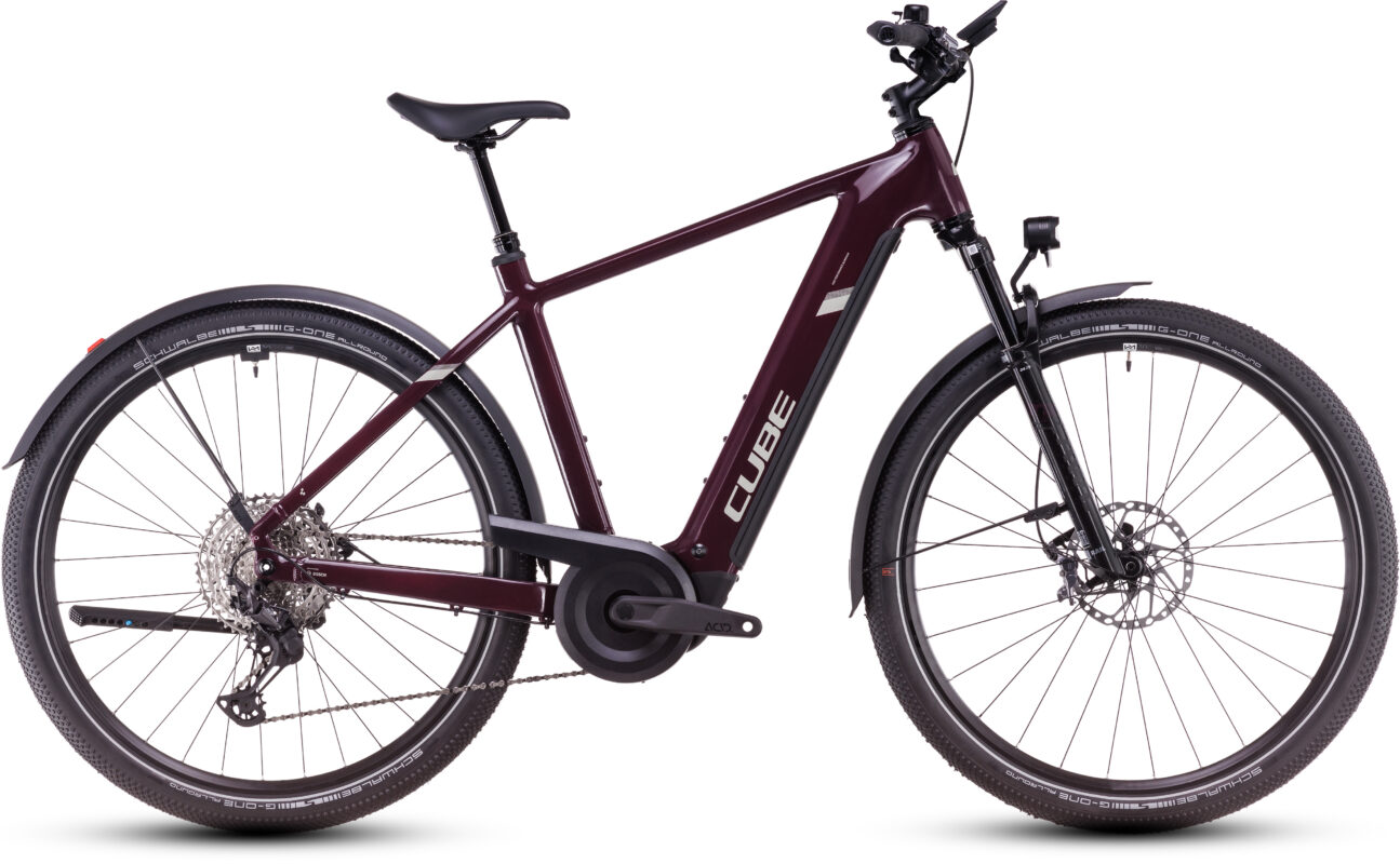 Cube Nuride Hybrid SLX 800 Allroad amarone´n´lunar – Barra alta