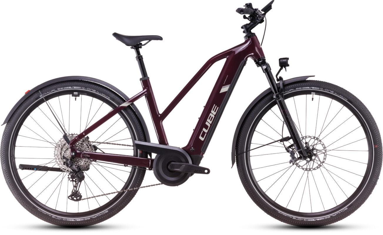 Cube Nuride Hybrid SLX 800 Allroad amarone´n´lunar – Cuadro semiabierto
