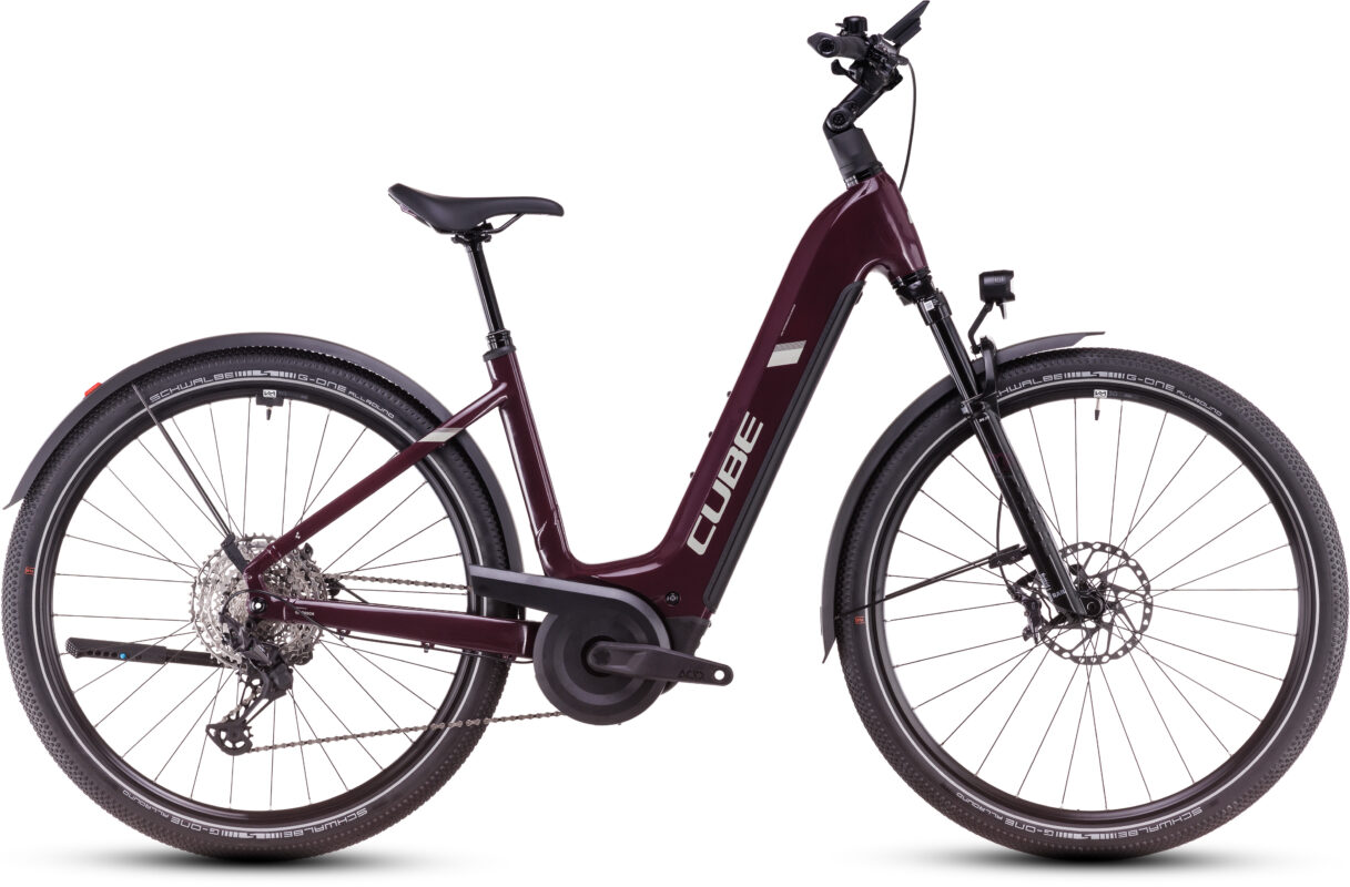 Cube Nuride Hybrid SLX 800 Allroad amarone´n´lunar – Cuadro abierto