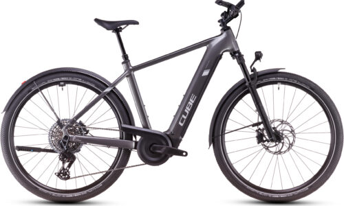 Cube Nuride Hybrid SLT 800 Allroad graphite´n´fossil - Barra alta