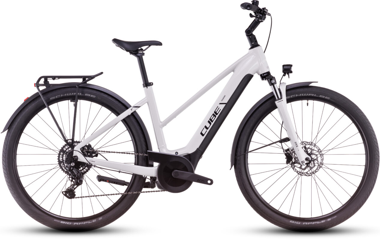Cube Touring Hybrid ONE 500 cotton´n´grey – Cuadro semiabierto