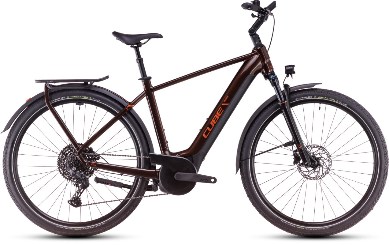Cube Touring Hybrid Pro 625 cinnamon´n´orange – Barra alta
