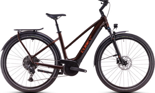 Cube Touring Hybrid Pro 625 cinnamon´n´orange - Cuadro semiabierto