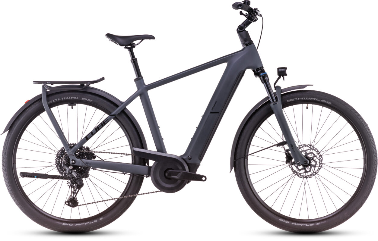 Cube Kathmandu Hybrid ONE 800 shadowgrey´n´black – Barra alta