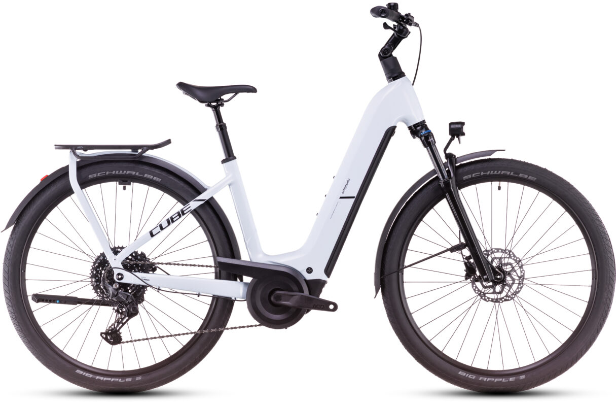 Cube Kathmandu Hybrid ONE 800 polarwhite´n´black – Cuadro abierto