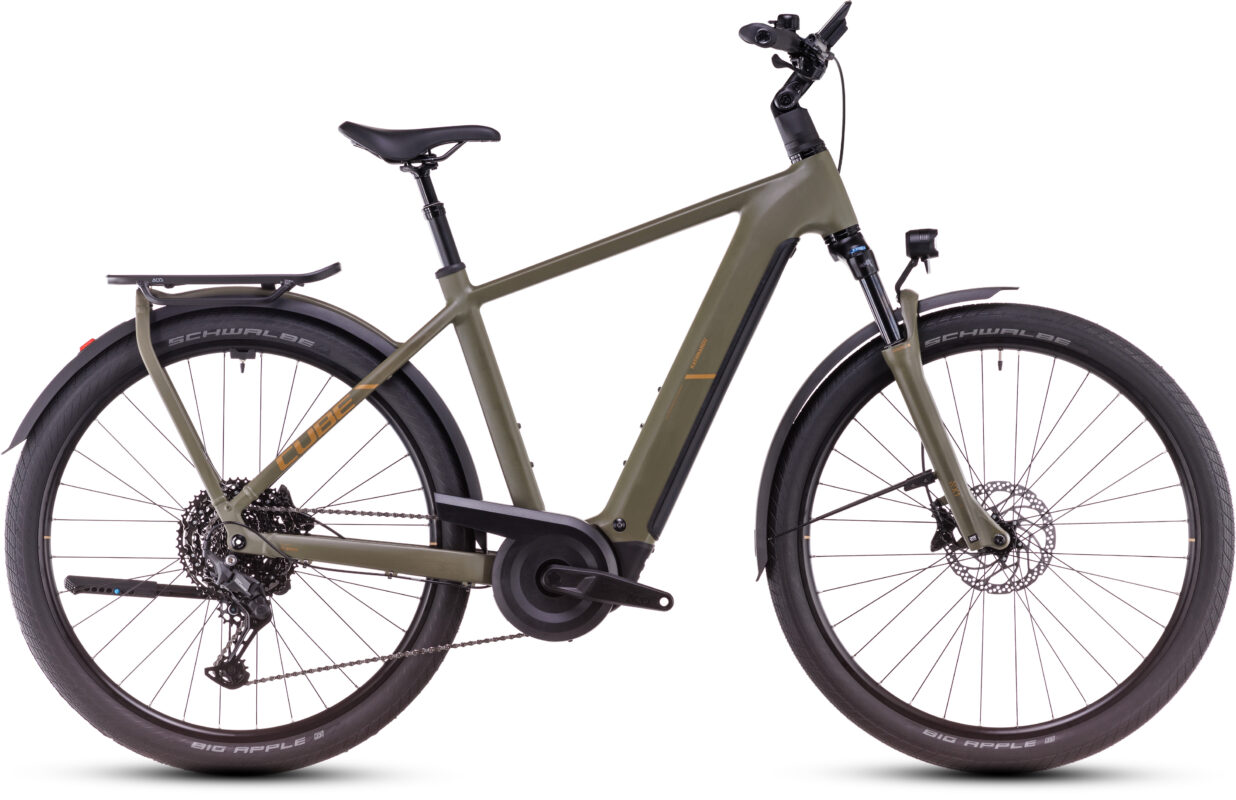 Cube Kathmandu Hybrid Pro 800 dustyolive´n´gold – Barra alta