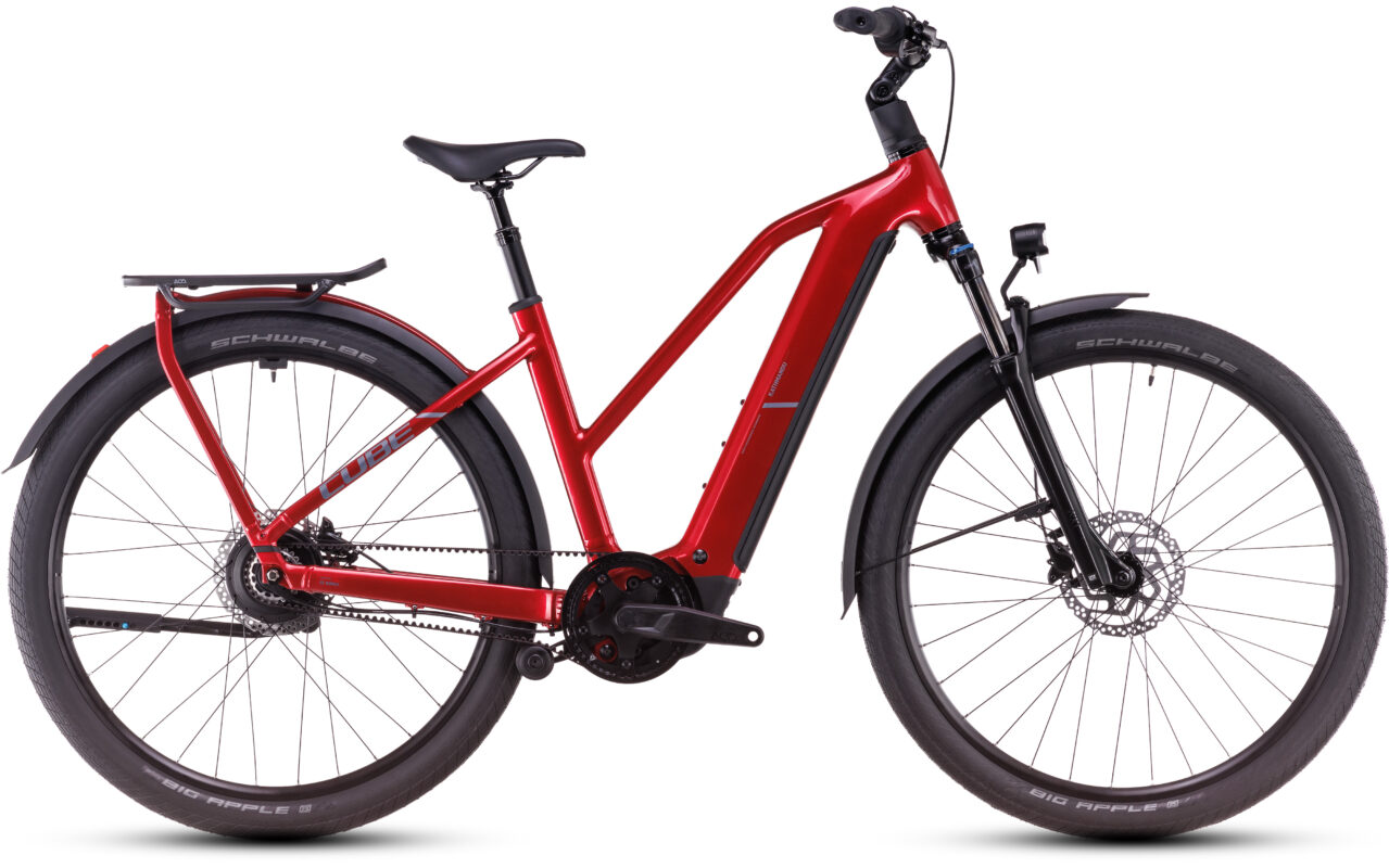Cube Kathmandu Hybrid Comfort Pro 800 electricred´n´red – Cuadro semiabierto