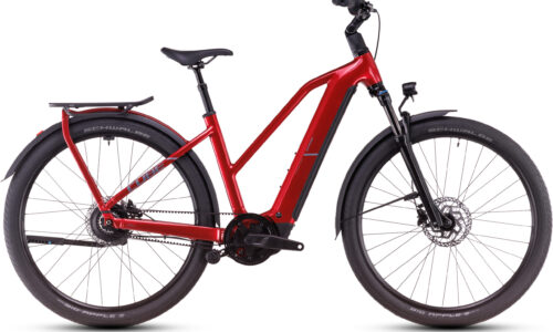 Cube Kathmandu Hybrid Comfort Pro 800 electricred´n´red - Cuadro semiabierto