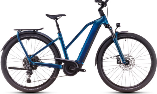 Cube Kathmandu Hybrid EX 800 electricblue´n´chrome - Cuadro semiabierto