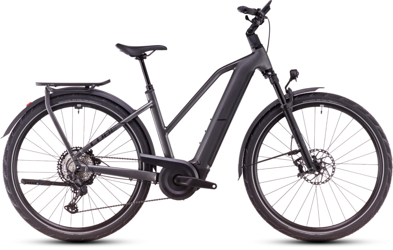 Cube Kathmandu Hybrid SLX 800 graphite´n´black – Cuadro semiabierto