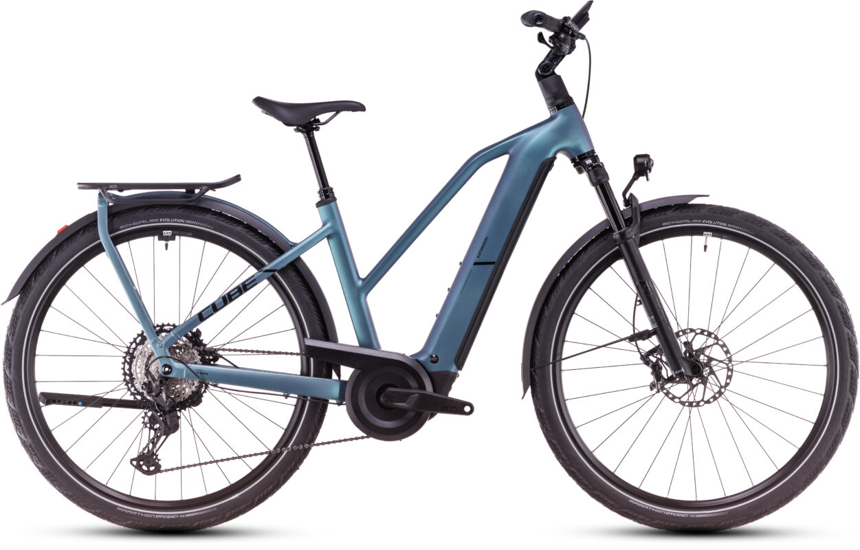 Cube Kathmandu Hybrid SLX 800 smaragdgrey´n´black – Cuadro semiabierto