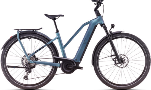 Cube Kathmandu Hybrid SLX 800 smaragdgrey´n´black - Cuadro semiabierto