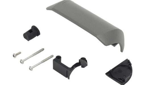 Bosch eBike Kit de soporte de batería para batería de portaequipajes, platino