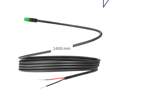 Bosch eBike Cable de alimentación para aplicación de terceros LPP, 1.400 mm (BCH3370_1400)