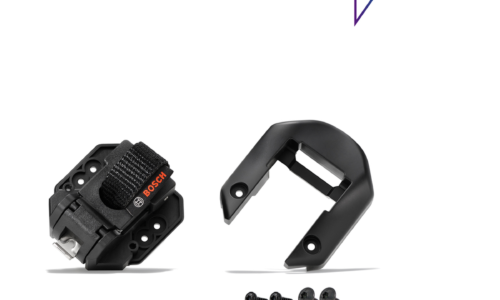 Bosch eBike Kit de montaje de PowerTube 500/625/750 vertical, lado de la cerradura, axial