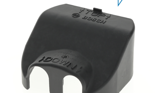 Bosch eBike Soporte de la tapa en el lado del cable, PowerTube 600/800, extracción estándar hacia abajo, pivotante (BBP38YY)