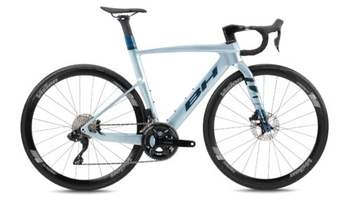 Bicicleta BH AEROLIGHT 6.0 Silver blue cobalt dark blue