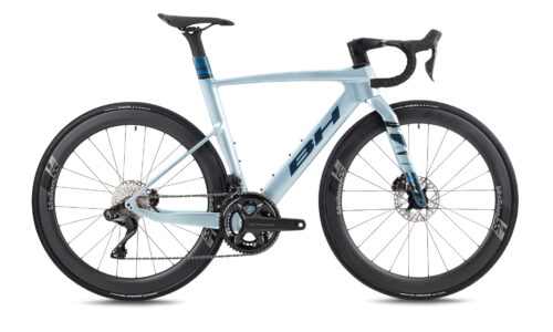 Bicicleta BH AEROLIGHT 7.0 Silver blue cobalt dark blue