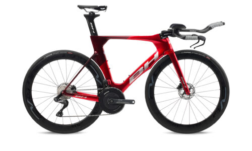 Bicicleta BH AERO TT 5.0 dark red coral coral