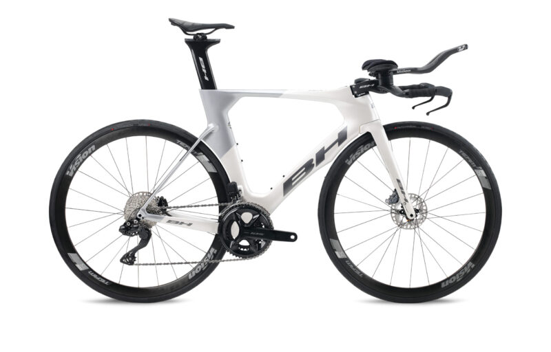 Bicicleta BH AERO TT 6.0 white dark grey light grey