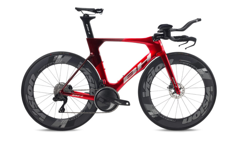 Bicicleta BH AERO TT 8.0 dark red coral coral