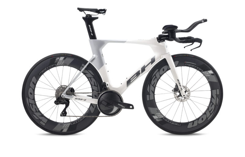 Bicicleta BH AERO TT 8.0 white dark grey light grey