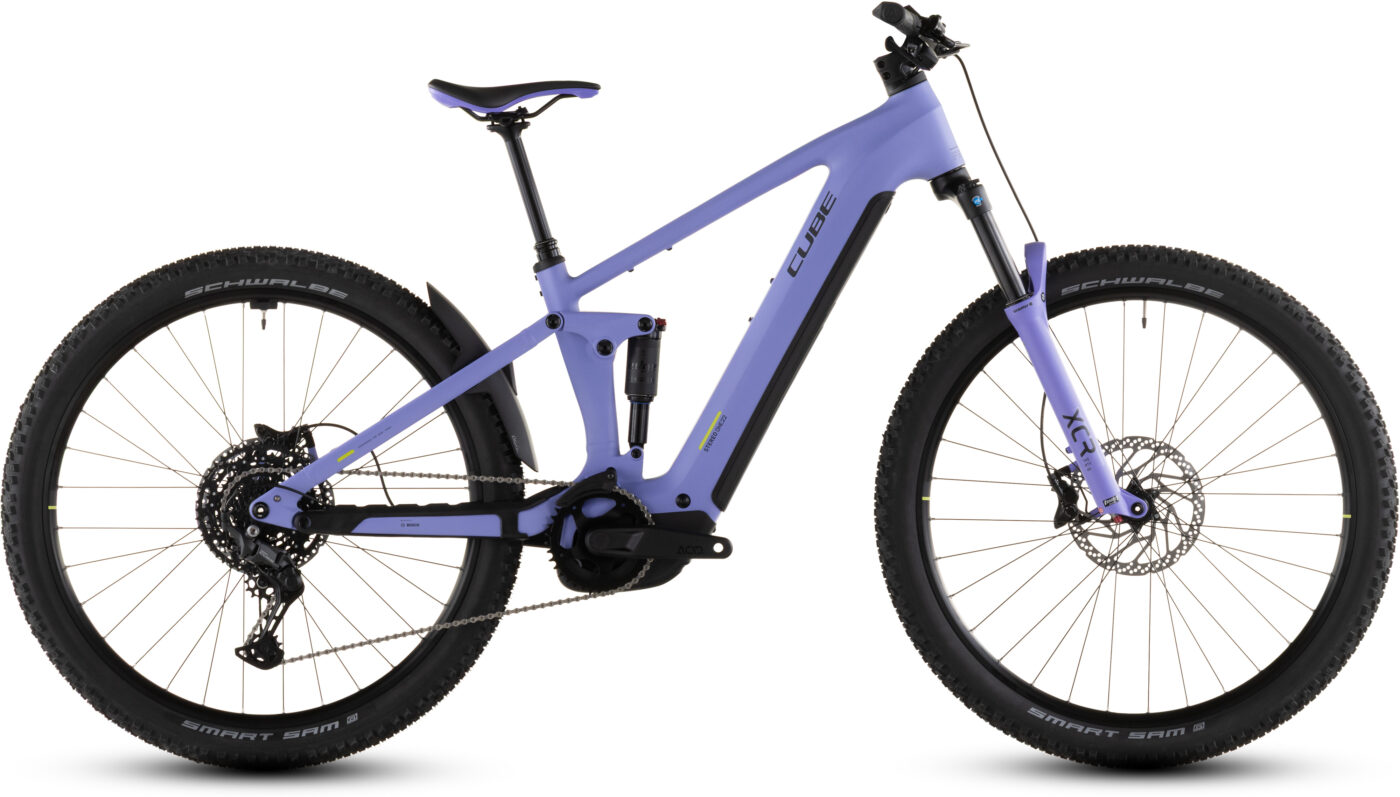 Cube Stereo Hybrid ONE22 Pro 600 Wh lucidlilac´n´lime – Bicicleta Eléctrica de montaña 2026