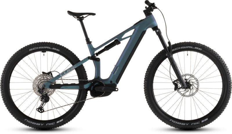 Cube Stereo Hybrid ONE44 HPC Race 800 Wh smaragdgrey´n´prism - Bicicleta Eléctrica de montaña 2026