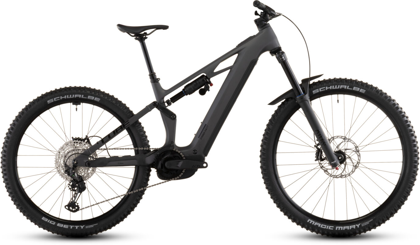 Cube Stereo Hybrid ONE77 HPC Race 800 Wh irongrey´n´black – Bicicleta Eléctrica de montaña 2026