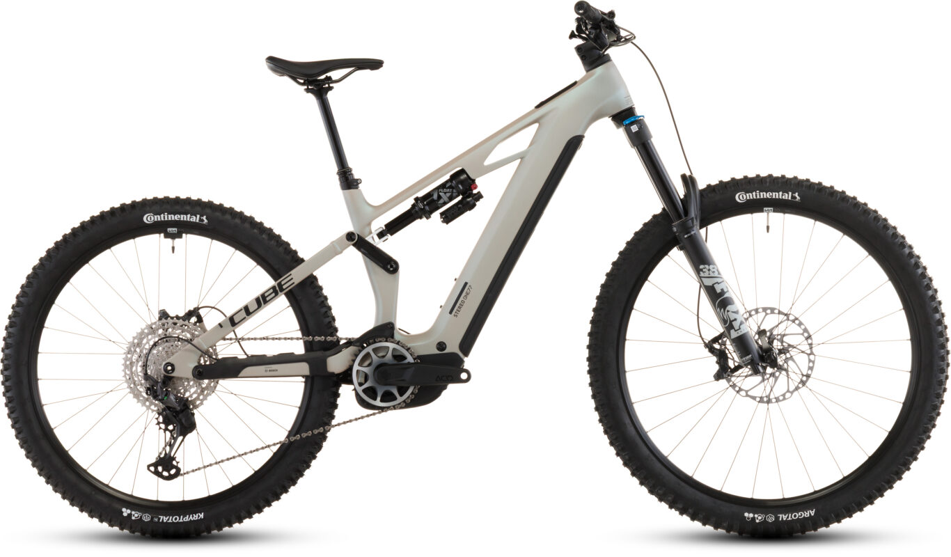 Cube Stereo Hybrid ONE77 HPC SLX 800 Wh glintsand´n´black – Bicicleta Eléctrica de montaña 2026