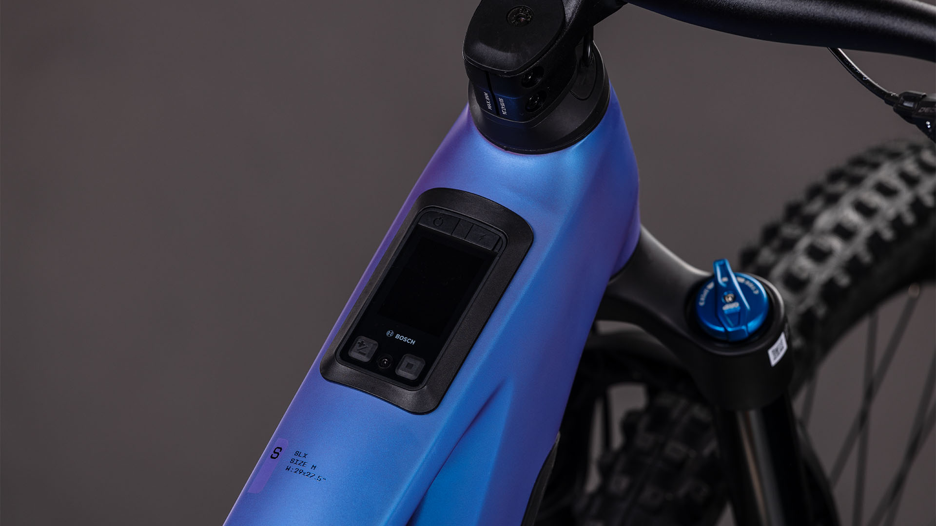 Cube Stereo Hybrid ONE77 HPC SLX 800 Wh blueiris´n´black – Bicicleta Eléctrica de montaña 2026 ebike.es Gran tienda de bicicletas eléctricas en España 7 Cube Stereo Hybrid ONE77 HPC SLX 800 Wh blueiris´n´black - Bicicleta Eléctrica de montaña 2026 - Imagen 3