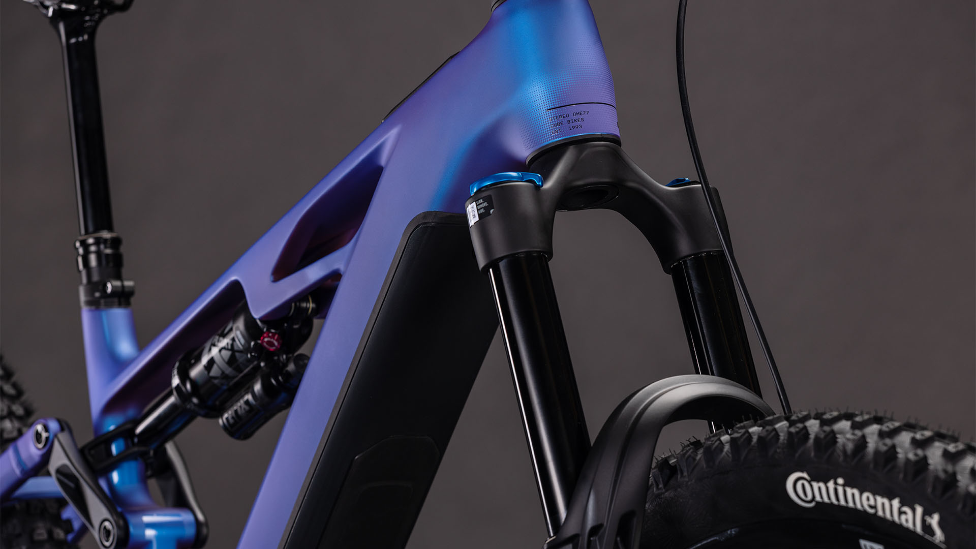 Cube Stereo Hybrid ONE77 HPC SLX 800 Wh blueiris´n´black – Bicicleta Eléctrica de montaña 2026 ebike.es Gran tienda de bicicletas eléctricas en España 12 Cube Stereo Hybrid ONE77 HPC SLX 800 Wh blueiris´n´black - Bicicleta Eléctrica de montaña 2026 - Imagen 8