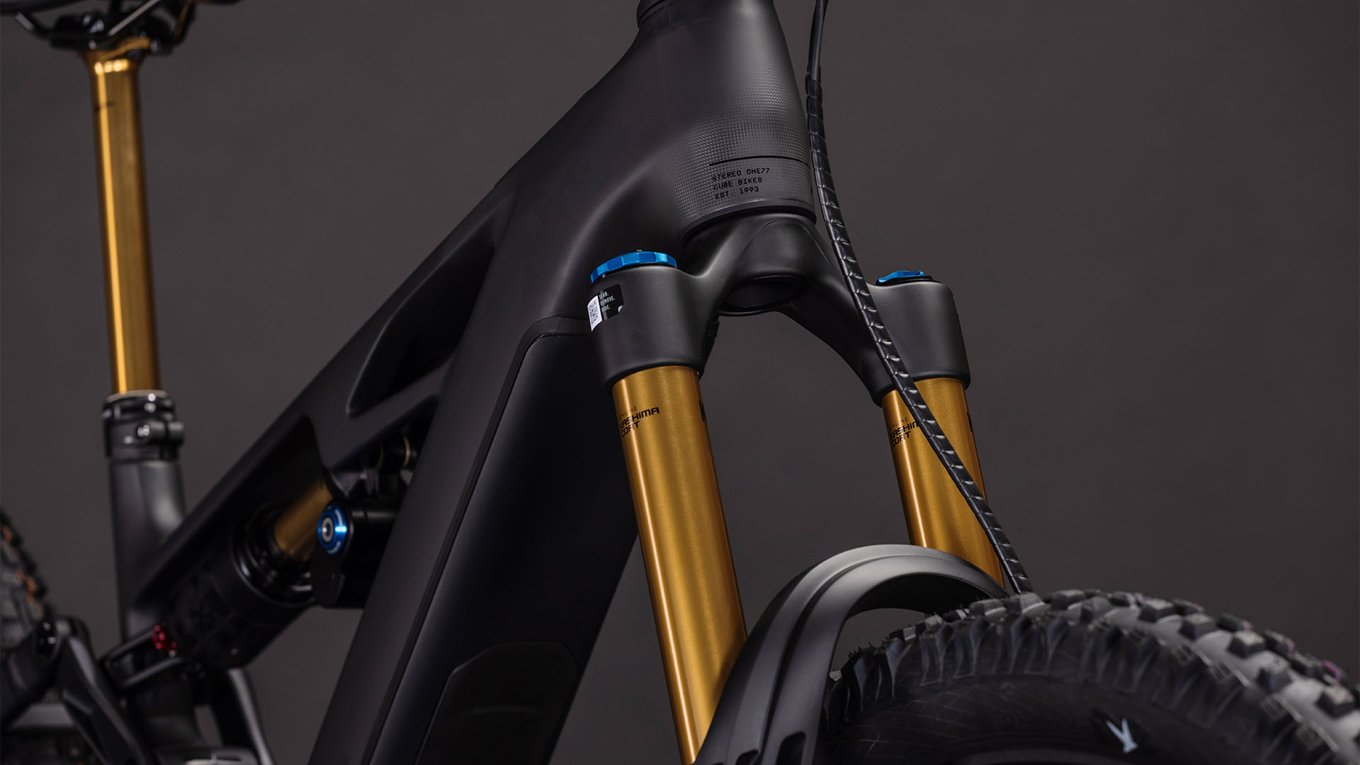 Cube Stereo Hybrid ONE77 HPC AT 800 Wh carbon´n´gold – Bicicleta Eléctrica de montaña 2026 ebike.es Gran tienda de bicicletas eléctricas en España 10 Cube Stereo Hybrid ONE77 HPC AT 800 Wh carbon´n´gold - Bicicleta Eléctrica de montaña 2026 - Imagen 6